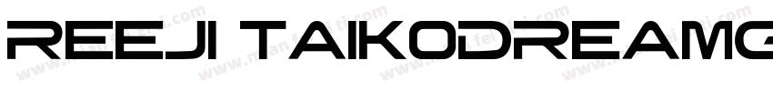 REEJI TaikodreamGB Flash字体转换